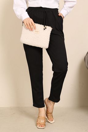 شلوار حجاب مشکی زنانه مخلوط پلی استر İmajButik - کد 818788478