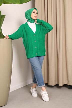 رویه حجاب سبز زنانه اکریلیک İmajButik - کد 769681564