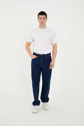 شلوار جین آبی مردانه پاچه گشاد ENZİM JEANS - کد 872902463