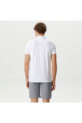پولوشرت سفید مردانه پنبه پلی استر Nautica - کد 820127754
