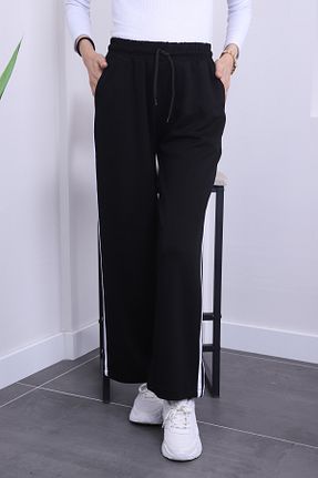 شلوار گرمکن حجاب مشکی زنانه رگولار İmajButik - کد 867625865