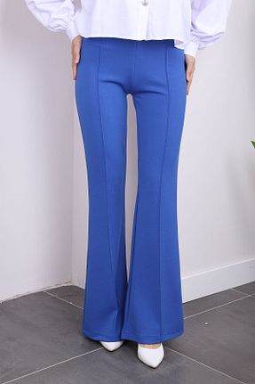 شلوار حجاب آبی زنانه مخلوط پلی استر İmajButik - کد 849332333