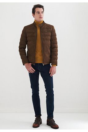 کاپشن خاکی مردانه رگولار Pierre Cardin - کد 772664212