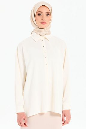 بلوز حجاب نباتی زنانه رگولار Tuğba - کد 872930084