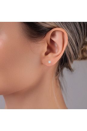 گوشواره نقره زنانه 925 عیار Indigo Takı - کد 817351352