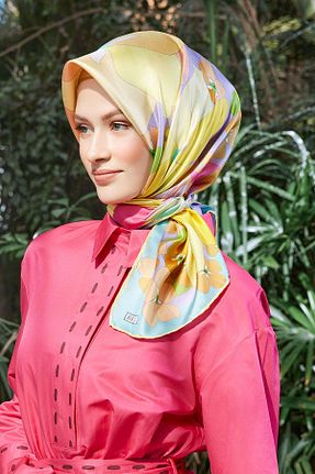 روسری رنگی İpek Tivil Belli - کد 872964391