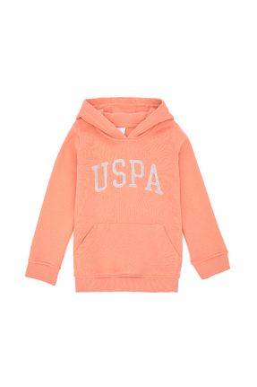 سوئیشرت صورتی بچه گانه ساده U.S. Polo Assn. - کد 872958185