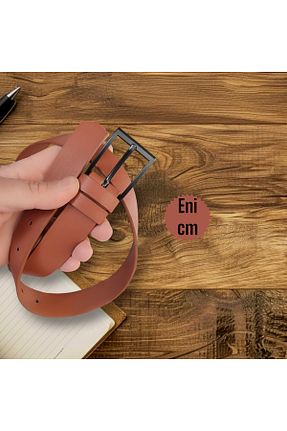 کمربند قهوه ای بچه گانه چرم مصنوعی Özyıldırım Çarşı Pazar - کد 872971781