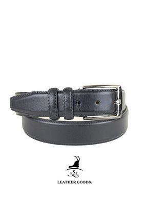 کمربند مشکی مردانه چرم خالص Rse Leather Goods - کد 856964640