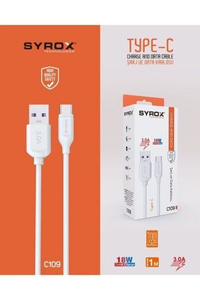 شارژر سفید Syrox - کد 114513498
