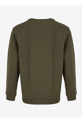 سوئیشرت قهوه ای مردانه ساده Mustang - کد 872960210