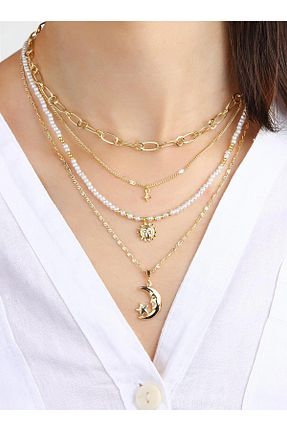 گردنبند جواهر رنگی زنانه Klips Concept - کد 863641849