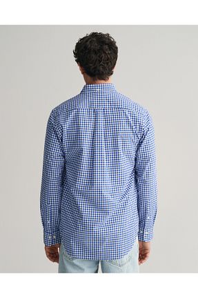 پیراهن آبی مردانه رگولار Gant - کد 805995650