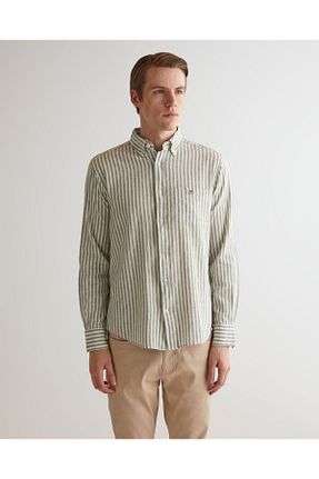 پیراهن سبز مردانه رگولار Gant - کد 679379574