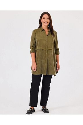 تونیک خاکی زنانه بافتنی Gala-Xi - کد 873000622