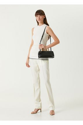 شلوار بژ زنانه پاچه ساده Jil Sander - کد 873006615