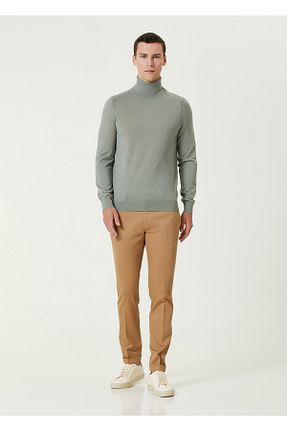 شلوار بژ زنانه پاچه دوبل Paul Smith - کد 873014923