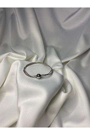 دستبند استیل (فولاد) طوسی زنانه استیل (فولاد) Tasarım - کد 873024153