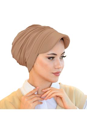 روسری قهوه ای پنبه پلی استر Sufirit - کد 873048646