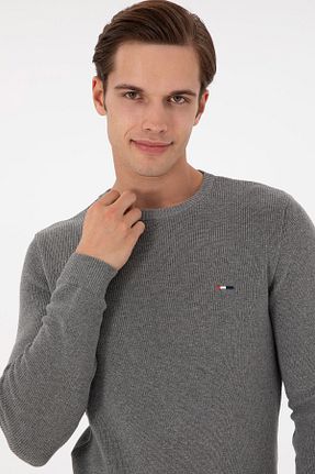 پلیور طوسی مردانه ساده U.S. Polo Assn. - کد 873063389