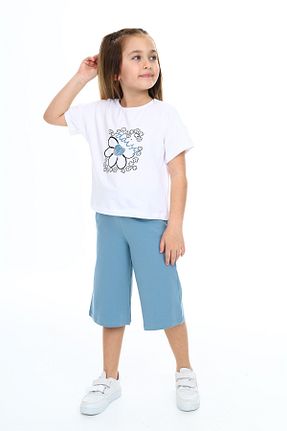 ست بالاتنه و پائین تنه سفید بچه گانه بافت Toontoy - کد 873114728