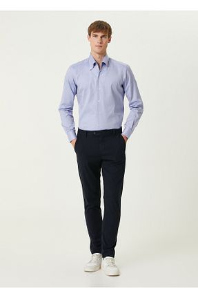 پیراهن بژ مردانه یقه دکمه دار Fray - کد 873099770