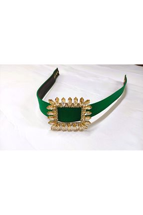 کمربند سبز زنانه پارچه ای asillaksesuar - کد 873122984