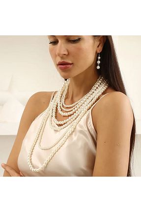 گردنبند مروارید سفید Lovisa - کد 873131256