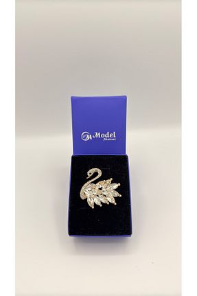 سنجاق سینه طلائی زنانه فلزی model aksesuar - کد 873078098