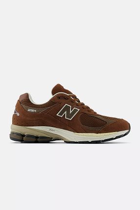کفش اسنیکر قهوه ای مردانه چرم اصل New Balance - کد 871114802