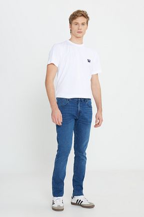 شلوار جین آبی مردانه پاچه تنگ Wrangler - کد 864930388