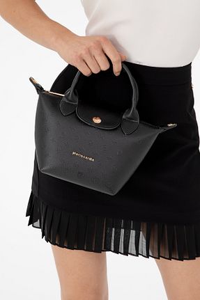 کیف دوشی مشکی زنانه چرم مصنوعی Pierre Cardin - کد 863674643