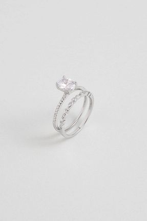انگشتر نقره سفید زنانه 925 عیار So Chic - کد 871333178