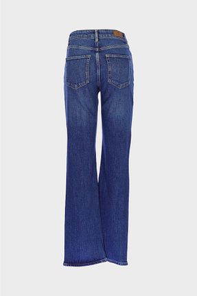 شلوار جین آبی زنانه پاچه ساده CROSS JEANS - کد 868635006