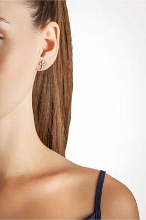 گوشواره نقره سفید زنانه 925 عیار So Chic - کد 871340674