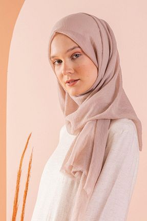 شال بژ زنانه پلی استر JAWEL - کد 772108847