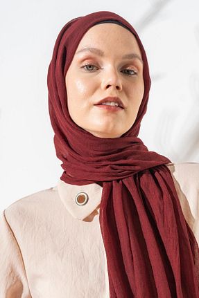 شال زرشکی زنانه پلی استر JAWEL - کد 771678160