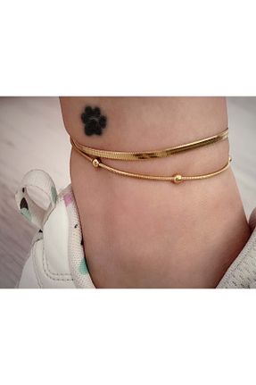 خلخال جواهر طلائی زنانه استیل (فولاد) ACAR TAKI - کد 739510667