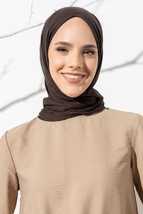 شال قهوه ای زنانه پلی استر JAWEL - کد 829599264
