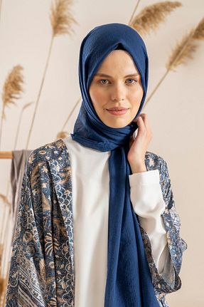شال سرمه ای زنانه پلی استر JAWEL - کد 771677564
