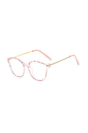 عینک محافظ نور آبی صورتی زنانه پلاستیک Toz Vintage - کد 871400069