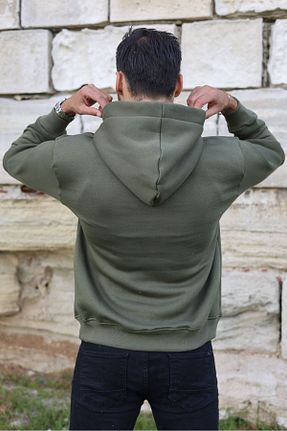 سوئیشرت خاکی مردانه ساده Evidence - کد 871473628