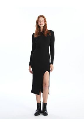 لباس مشکی زنانه بافتنی LC Waikiki - کد 871386940