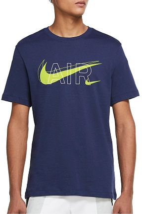 تیشرت اسپرت سرمه ای زنانه Fitted Nike - کد 871392497