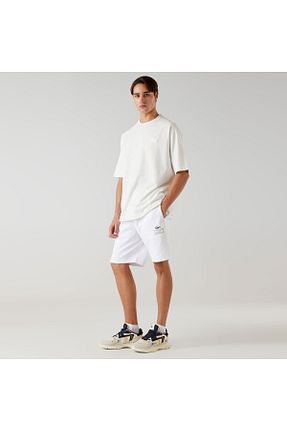 شلوارک و برمودا سفید مردانه رگولار Lacoste - کد 871388757