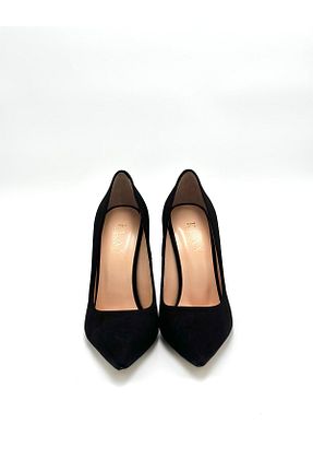 کفش پاشنه بلند کلاسیک مشکی زنانه چرم خالص Klay Shoes - کد 871409974