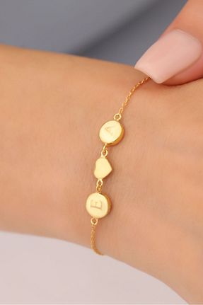 دستبند نقره طلائی زنانه 925 عیار Nox Jewelry - کد 871365843
