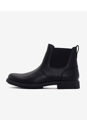 بوت / نیم بوت مشکی مردانه پاشنه تخت Timberland - کد 356314033