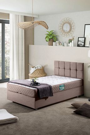 تختخواب جک دار قهوه ای تکنفره Setay - کد 871168900