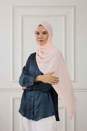 شال صورتی زنانه Medine İpeği PURESCARFS - کد 871407180